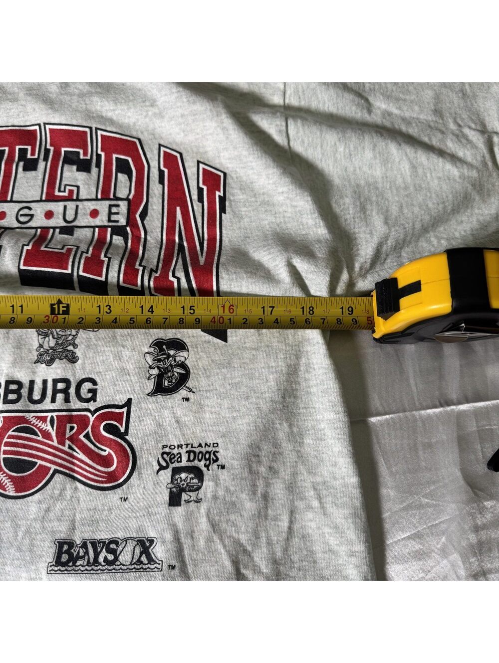 Vintage 1995 Eastern League Harrisburg Senators Baseball Tee Medium Made in USA - Picture 7 of 8